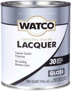 watco lacquer clear wood finish