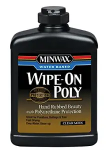 minwax water based wipe on polyurethane