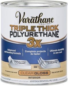 triple thick polyurethane best finish for kitchen table