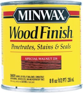 minwax walnut wood finish